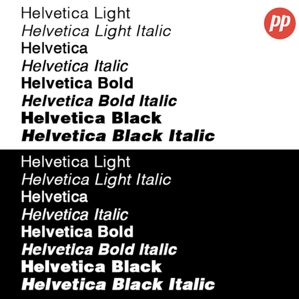 Helvetica Variations